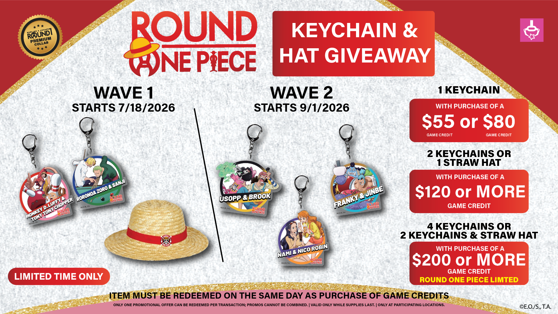 ONE PIECE x ROUND1 | Round1 USA
